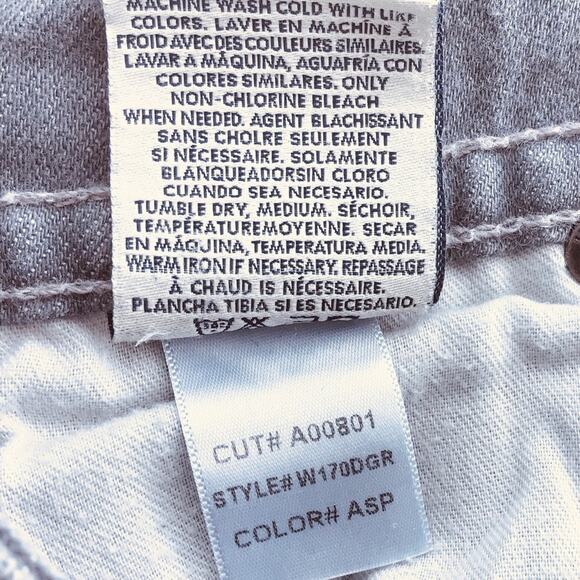 Hudson Jeans Lowrise Bootcut Light Gray Wash Flap Pockets Retro Size 28 - Picture 11 of 13